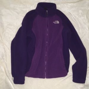 The North Face fleece women’s zip up jacket M